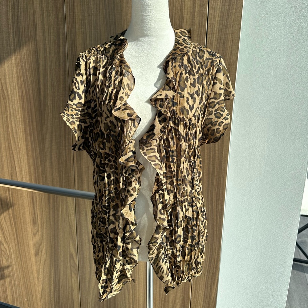 Vintage leopard top